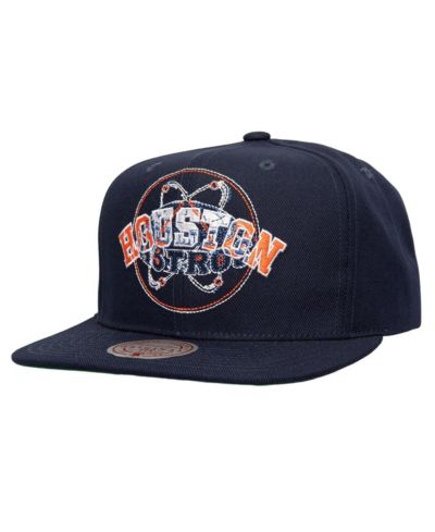 Mitchell & Ness Men's Navy Houston Astros Double Up Snapback Hat
