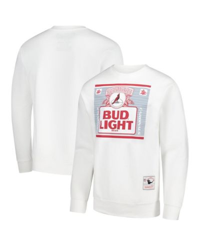 Мужское худи Mitchell & Ness x Bud Light White Arizona Cardinals The Crest Pullover