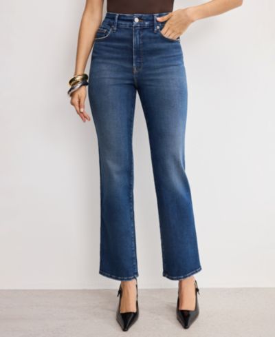 Женские джинсы Good American Soft Tech Good Curve Straight, Regular & Plus Size