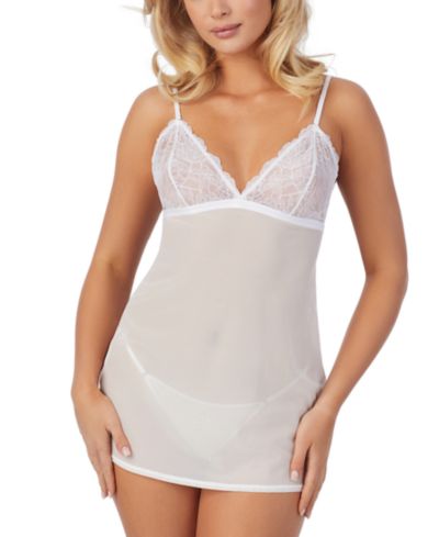 Женский комплект On Gossamer Luxe Lace Chemise String Thong G8457
