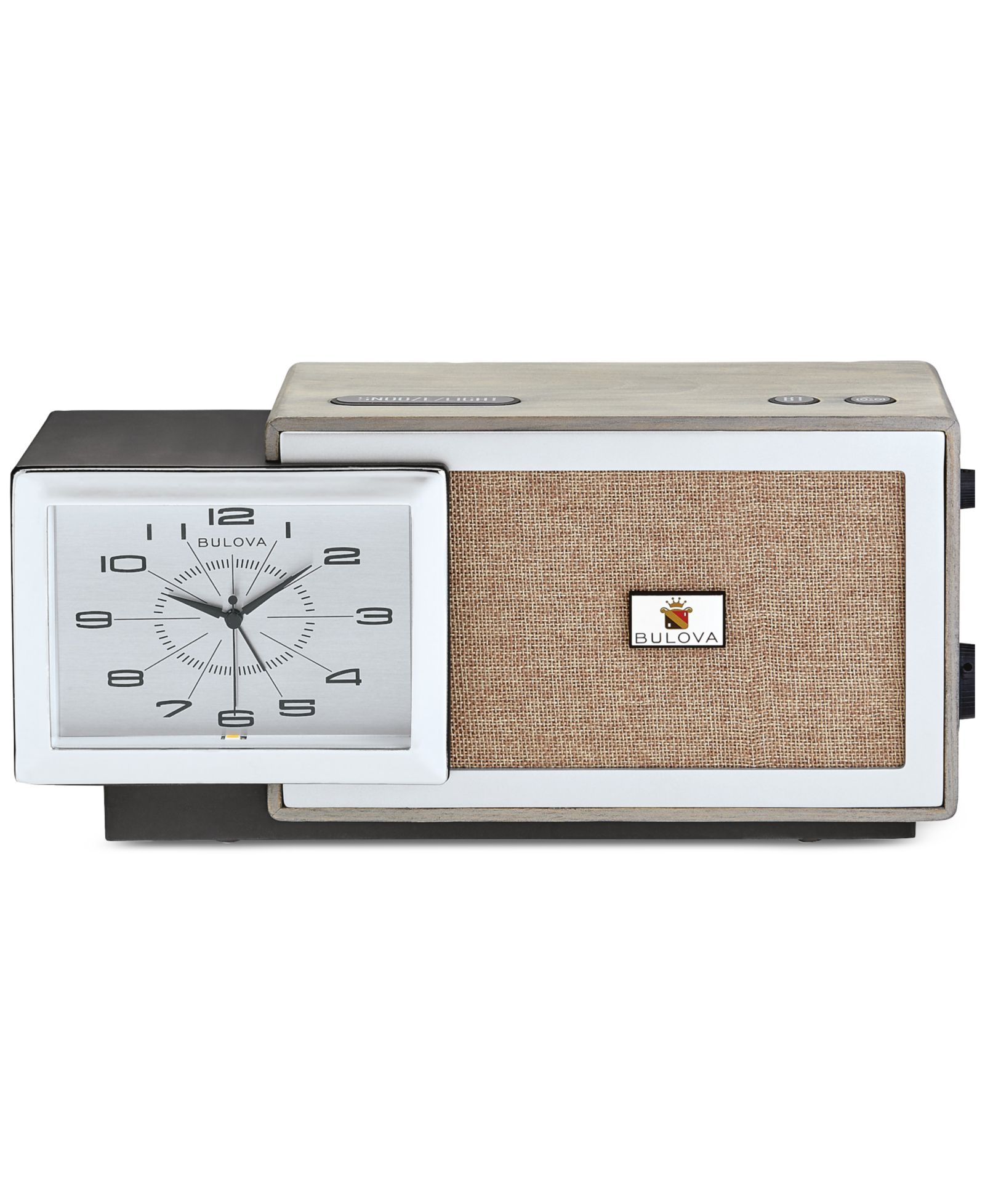 Радиочасы Bulova Precision Tone Silver