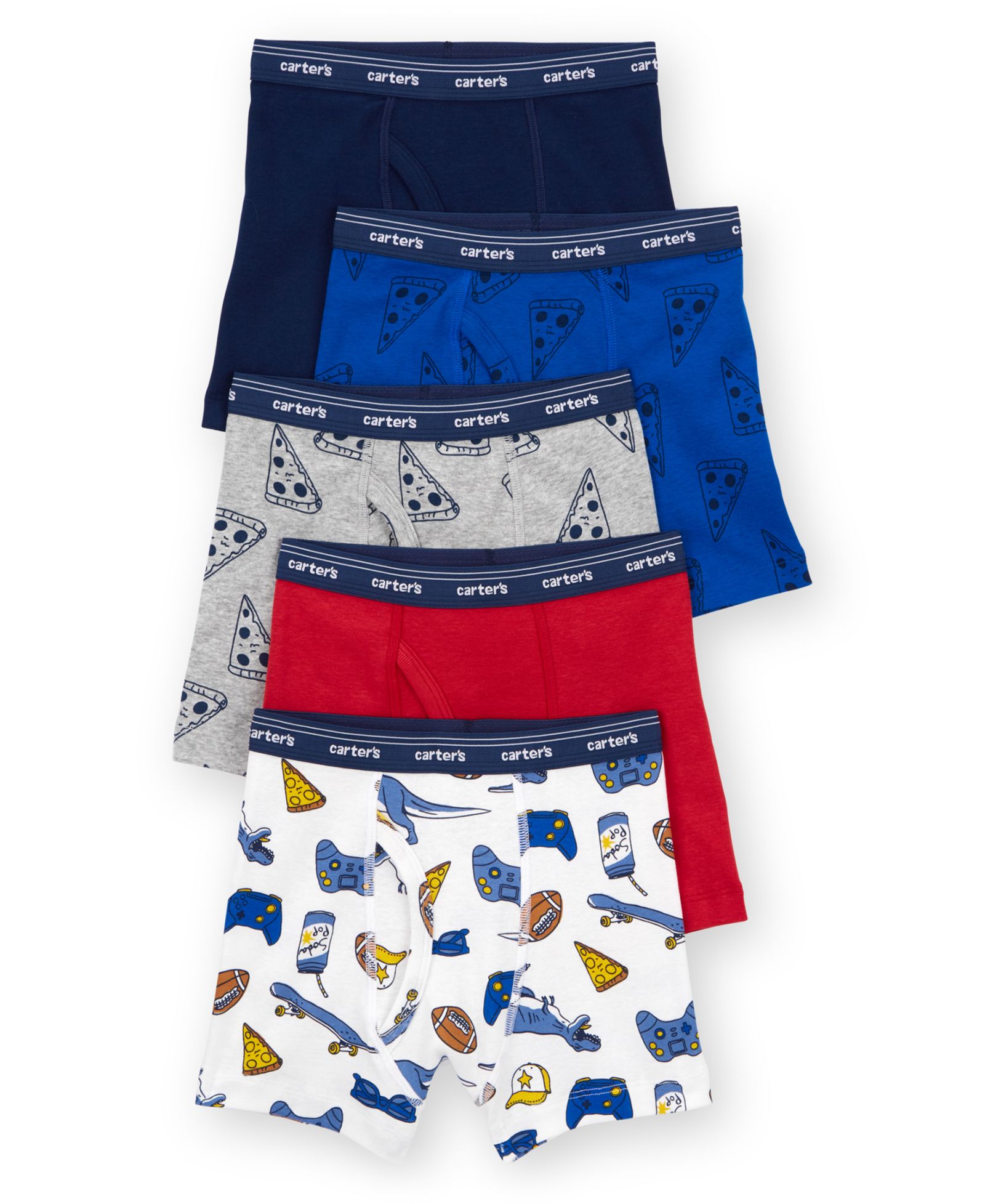 Детские боксеры Carter's Printed, 5 шт