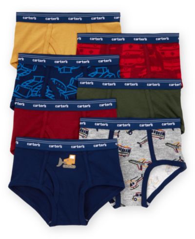 Carter's Toddler Boys' 7- Pack Construction-Themed Briefs