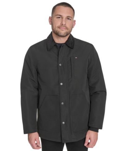 Пальто Tommy Hilfiger Men's Highland Barn с воротником из вельвета