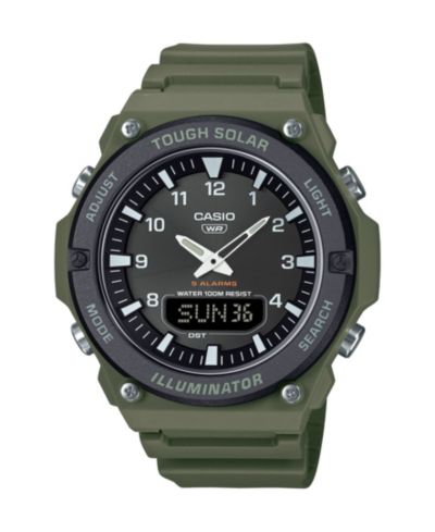 Мужские аналоговые часы Casio Green Resin, 52.5mm