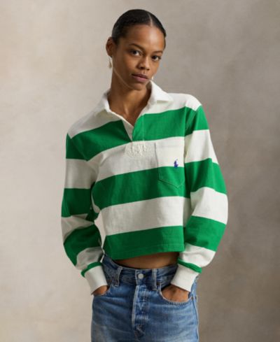 Рубашка Polo Ralph Lauren Women's Wide Stripe Rugby
