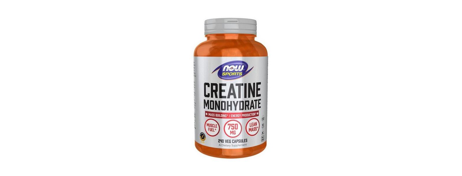 Креатин Now Foods Creatine Monohydrate, 750 mg, 240 VegCaps