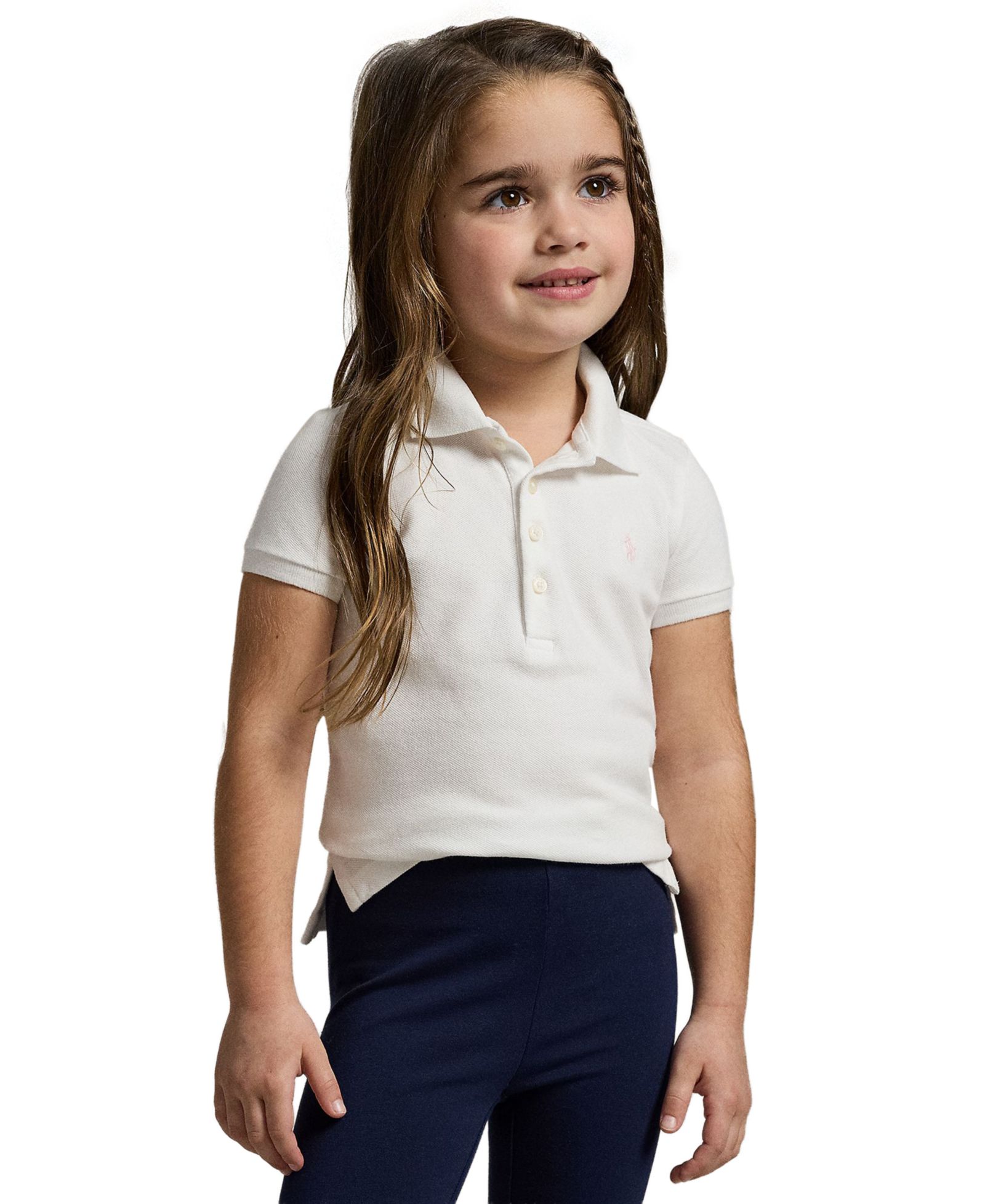 Детская рубашка Polo Ralph Lauren Short-Sleeve Stretch Cotton Mesh Polo