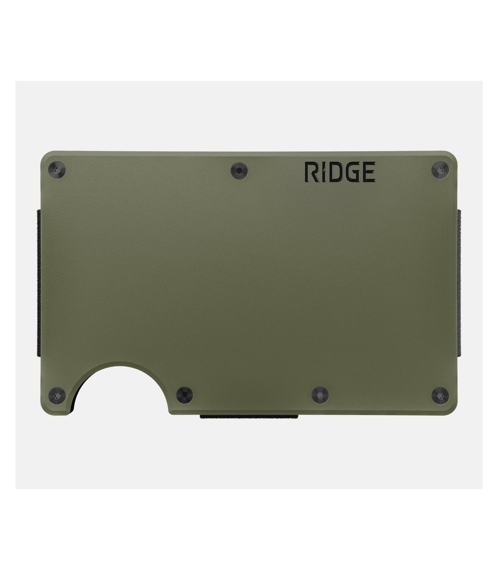 The Ridge RIDGE WALLET - Matte Olive - кошелек с ремешком для наличных
