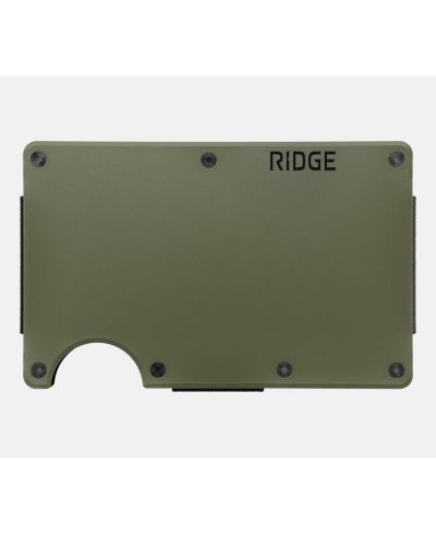 The Ridge RIDGE WALLET - Matte Olive - Cash Strap