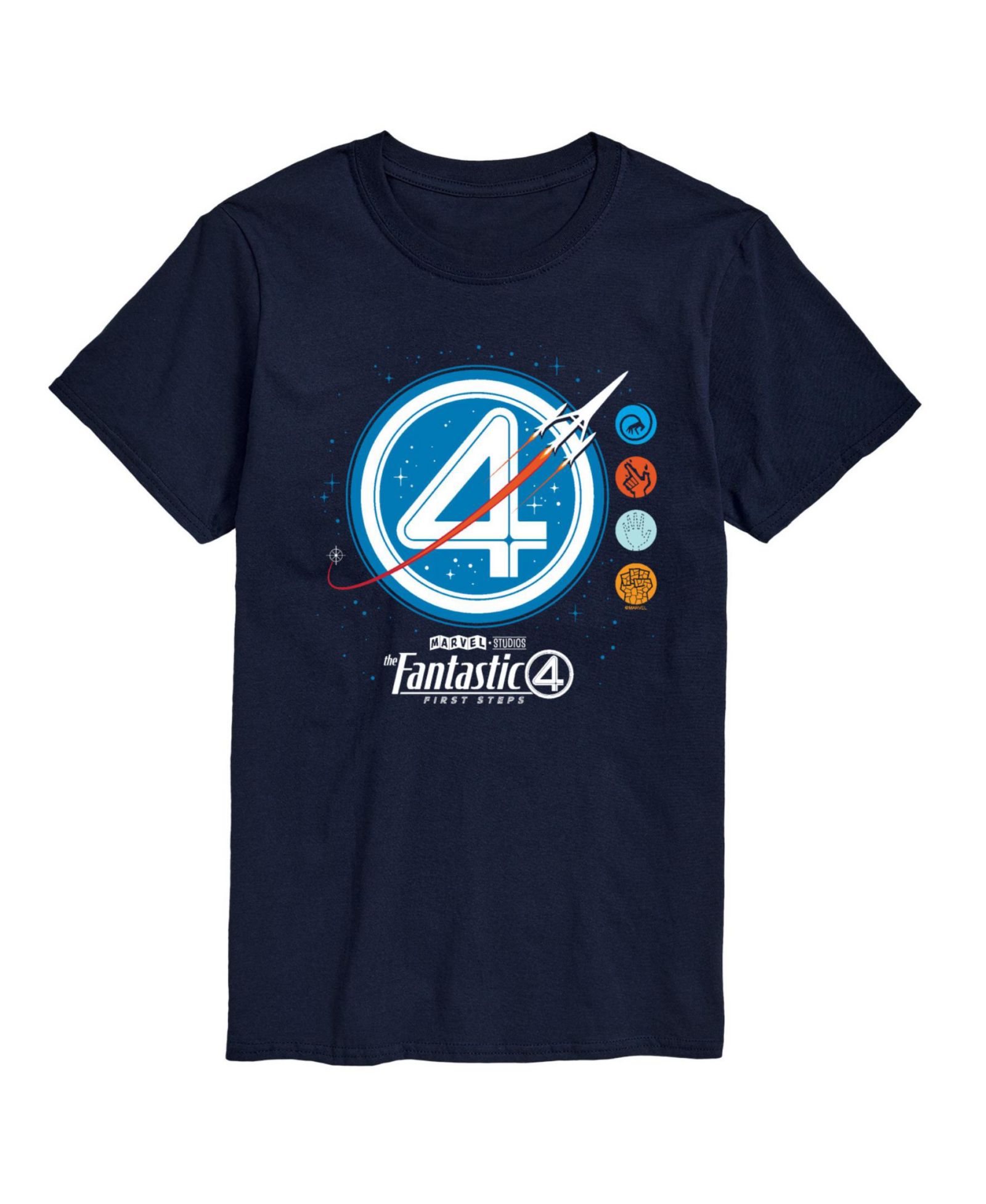 AIRWAVES Men's The Fantastic Four Short Sleeve T-Shirt