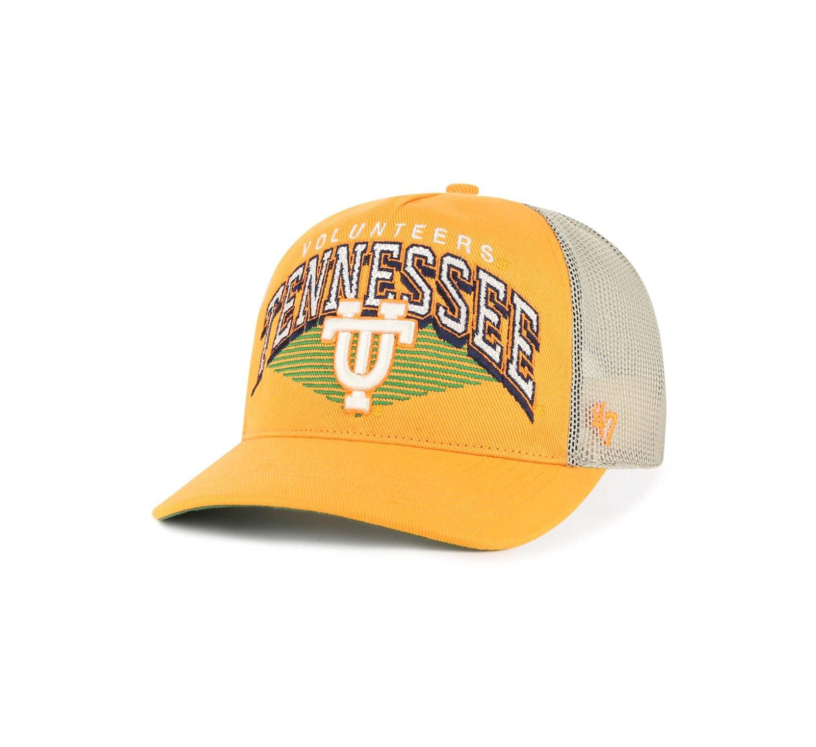 Мужская кепка '47 Brand Tennessee Orange Tennessee Volunteers Pomona Mesh Hitch Adjustable Trucker Hat
