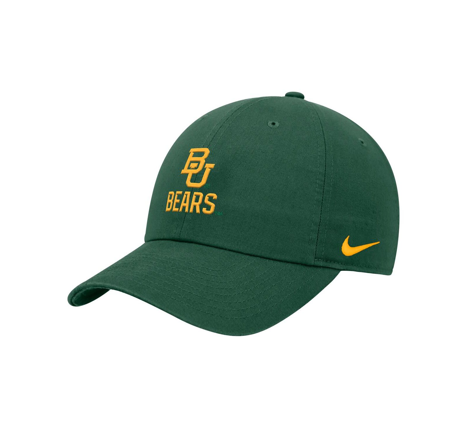 Nike Мужская зеленая кепка Baylor Bears Club Adjustable