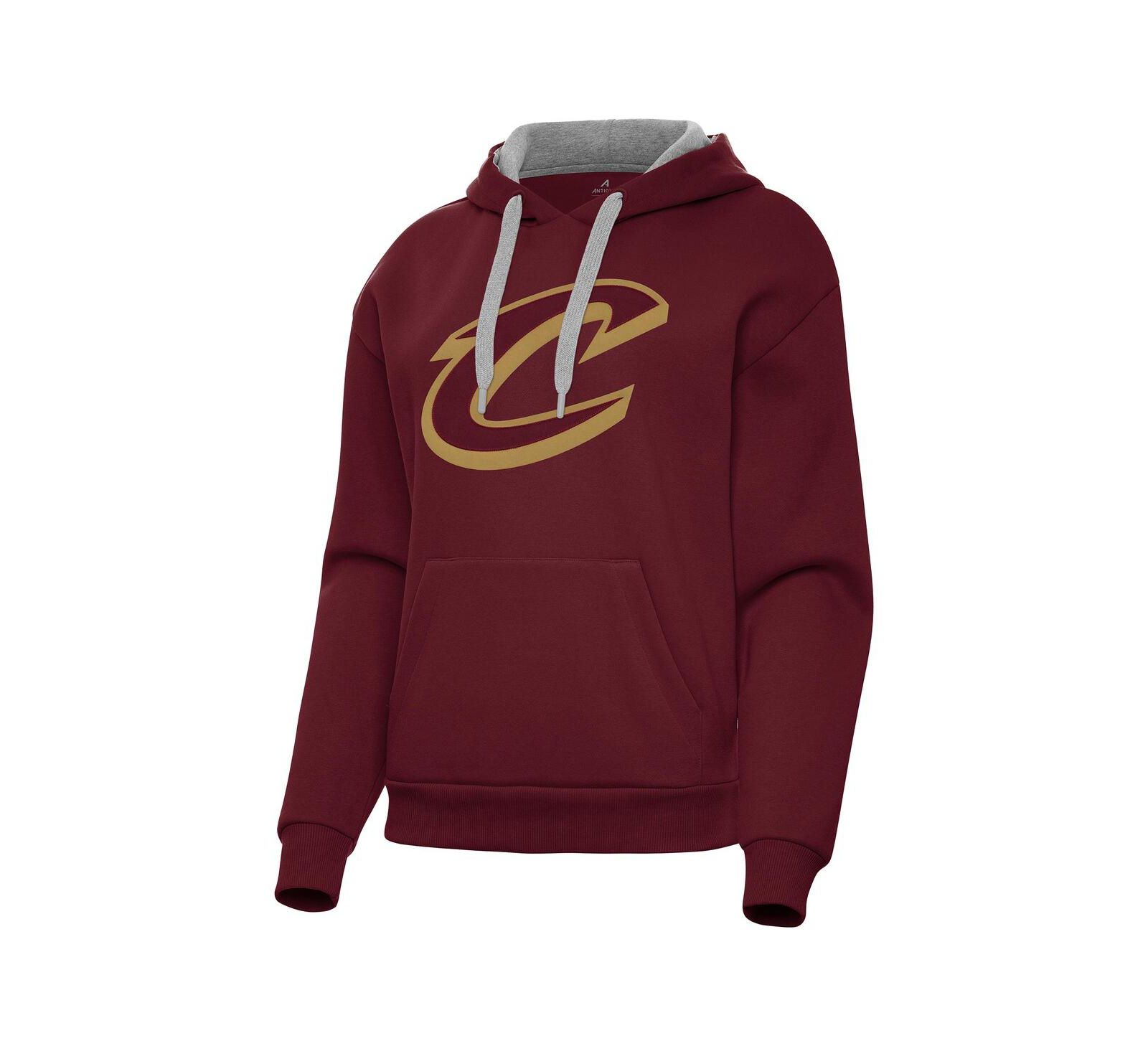 Antigua Женский свитшот-худи Wine Cleveland Cavaliers Victory Pullover