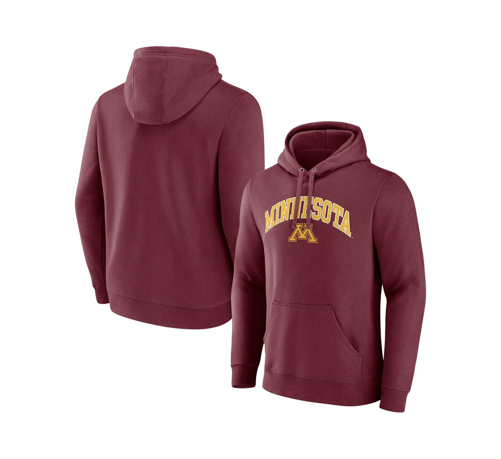 Мужское худи Fanatics Minnesota Golden Gophers Arched Logo