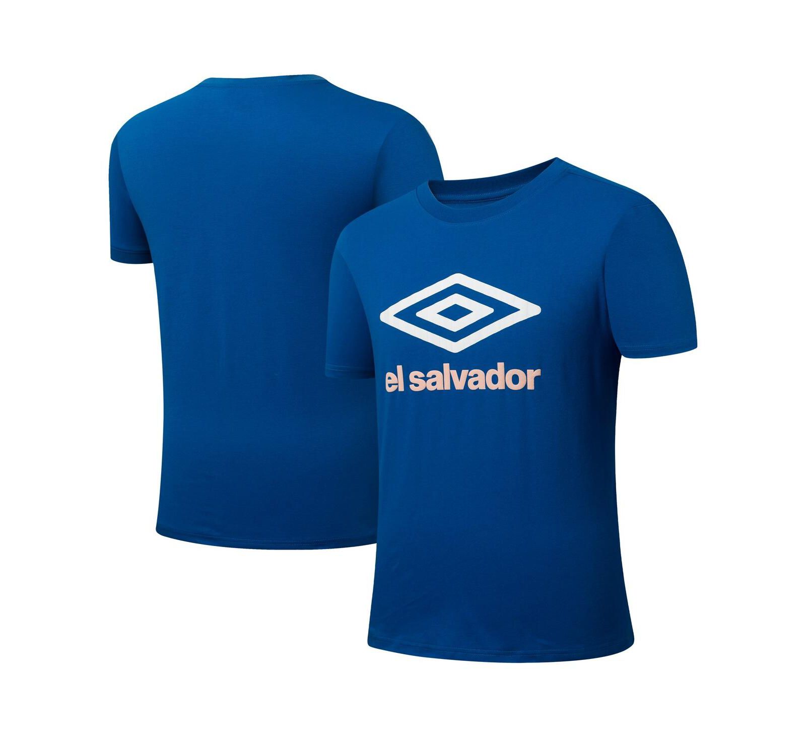 Мужская футболка Umbro Blue El Salvador National Team Graphic