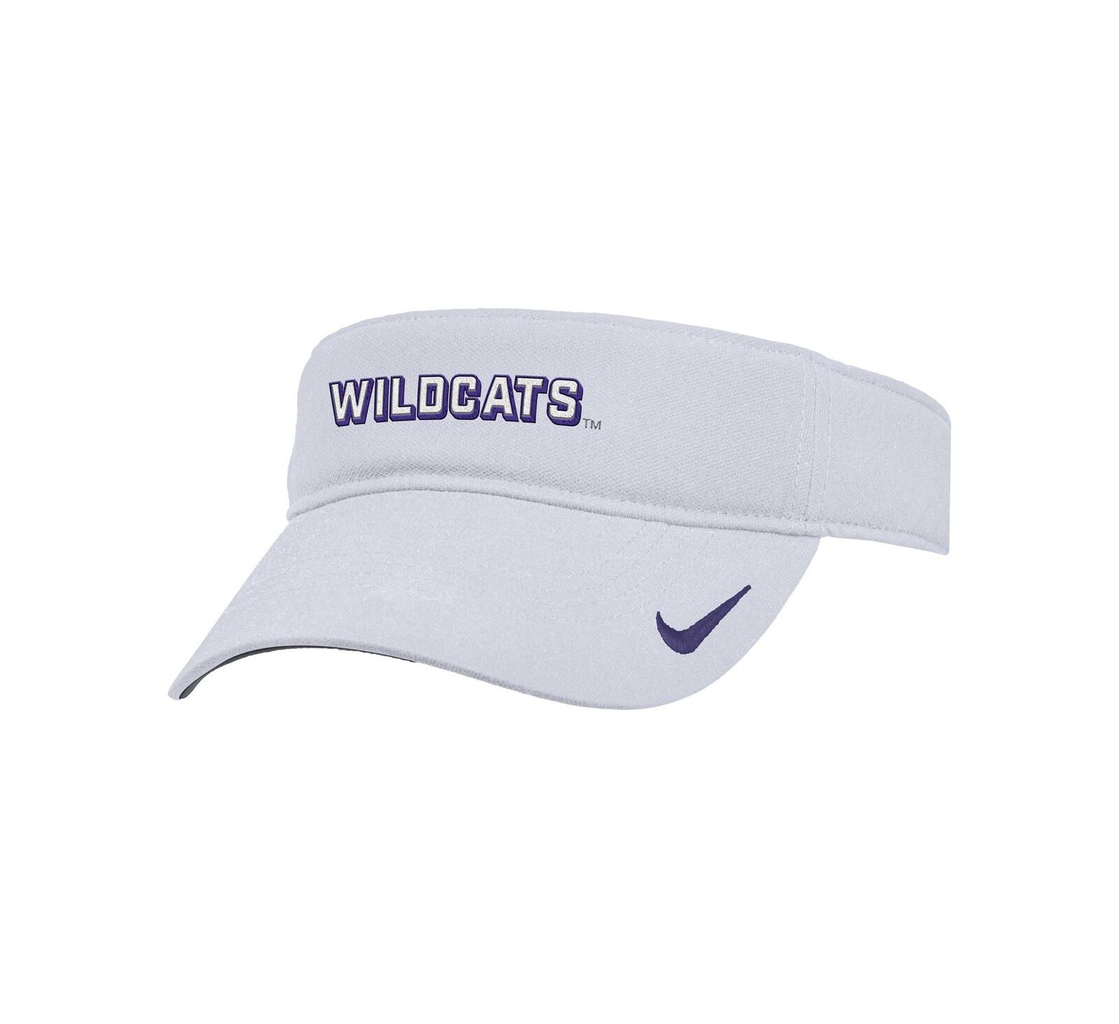 Nike Men's White Kansas State Wildcats 2025 On-Field Ace Performance Adjustable Visor Hat