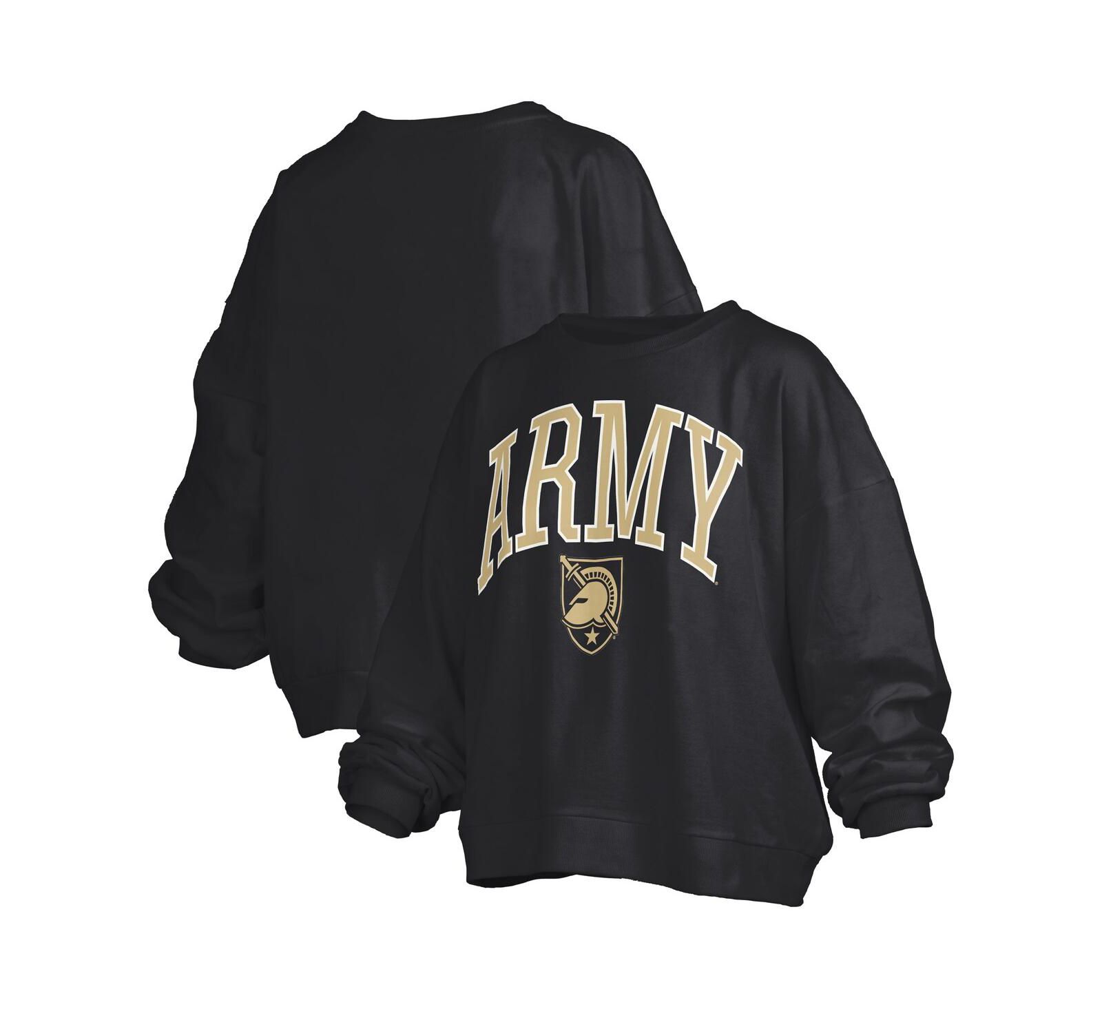 Женский черный оверсайз свитшот Pressbox Black Knights Janise Arch Over Logo
