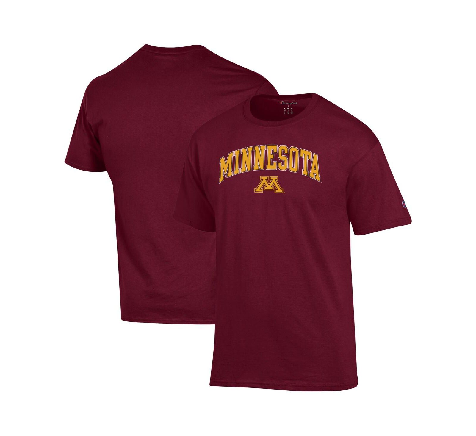 Champion Men's Maroon Minnesota Golden Gophers Arch Over Logo T-Shirt