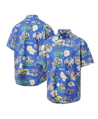 Мужская рубашка Reyn Spooner Royal Los Angeles Rams Scenic Button-Down
