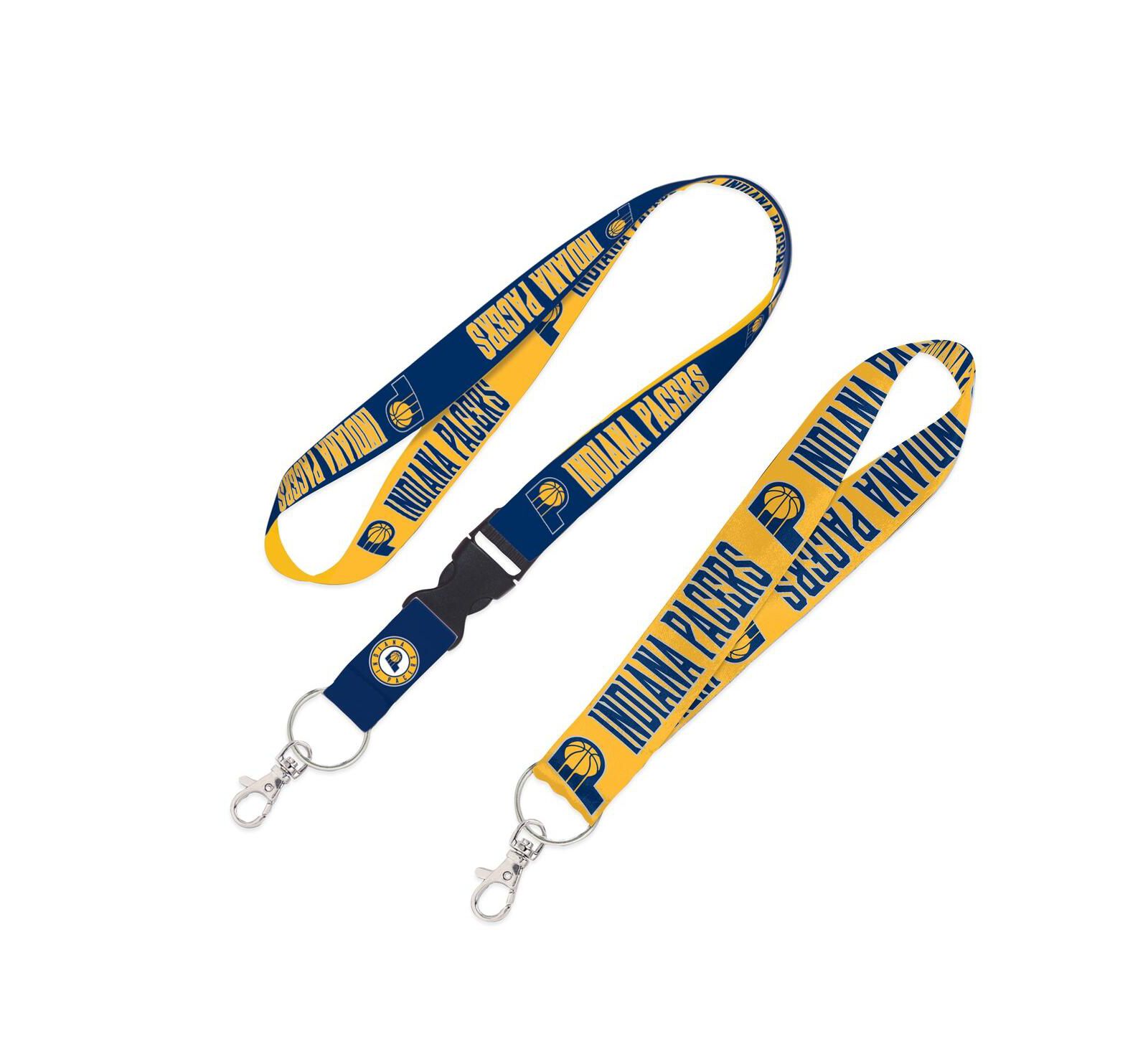 Wincraft Indiana Pacers 2-Pack Lanyard with Detachable Buckle Key Strap Set