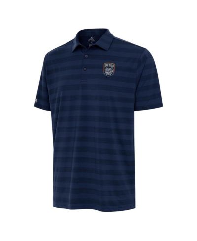 Antigua Men's Navy San Diego FC Tunnel Polo Shirt