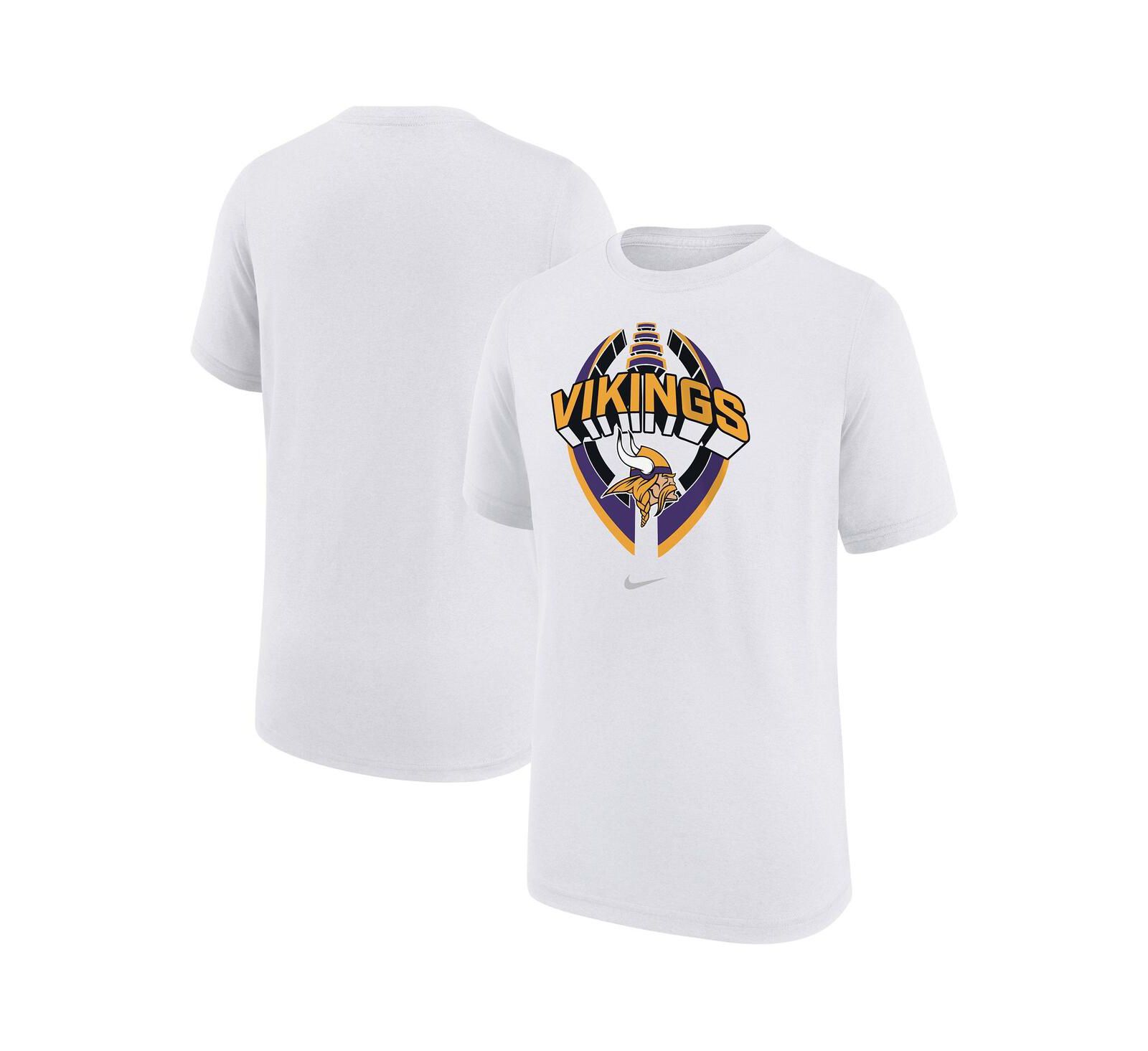 Детская футболка Nike White Minnesota Vikings Icon Legend