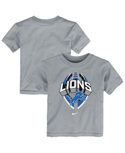 Nike Детская серая футболка Detroit Lions Icon Legend