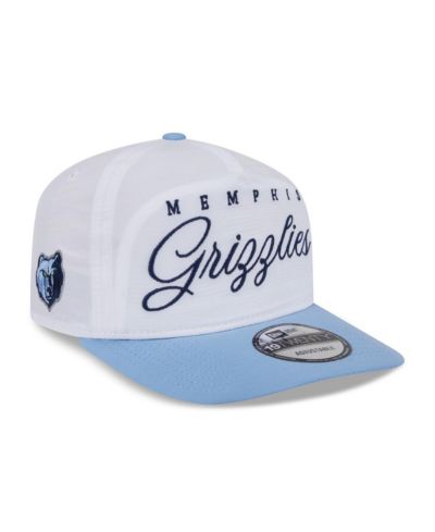 Мужская регулируемая кепка New Era Memphis Grizzlies 2025 NBA Draft, белая/светло-голубая