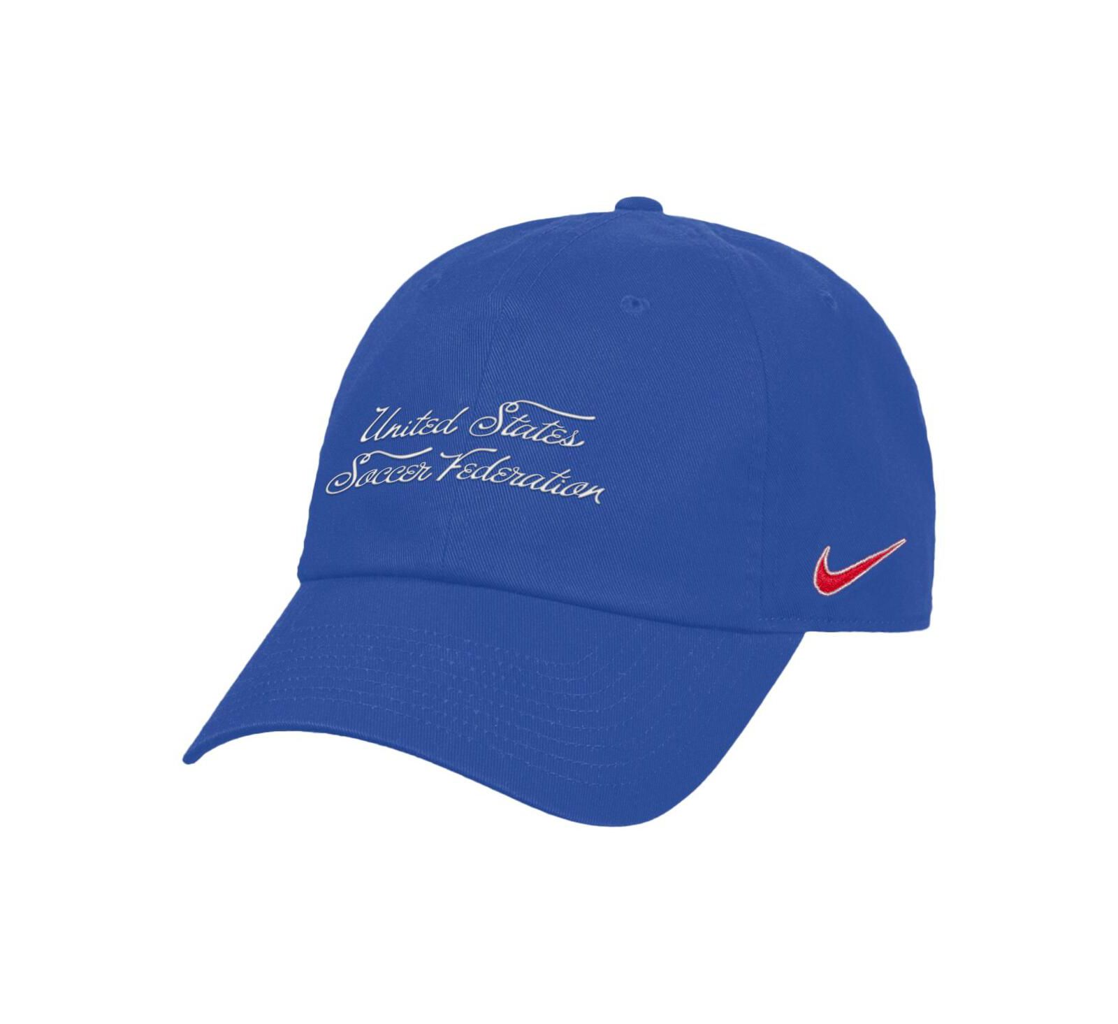 Nike Мужская и Женская регулируемая кепка USWNT Club Royal