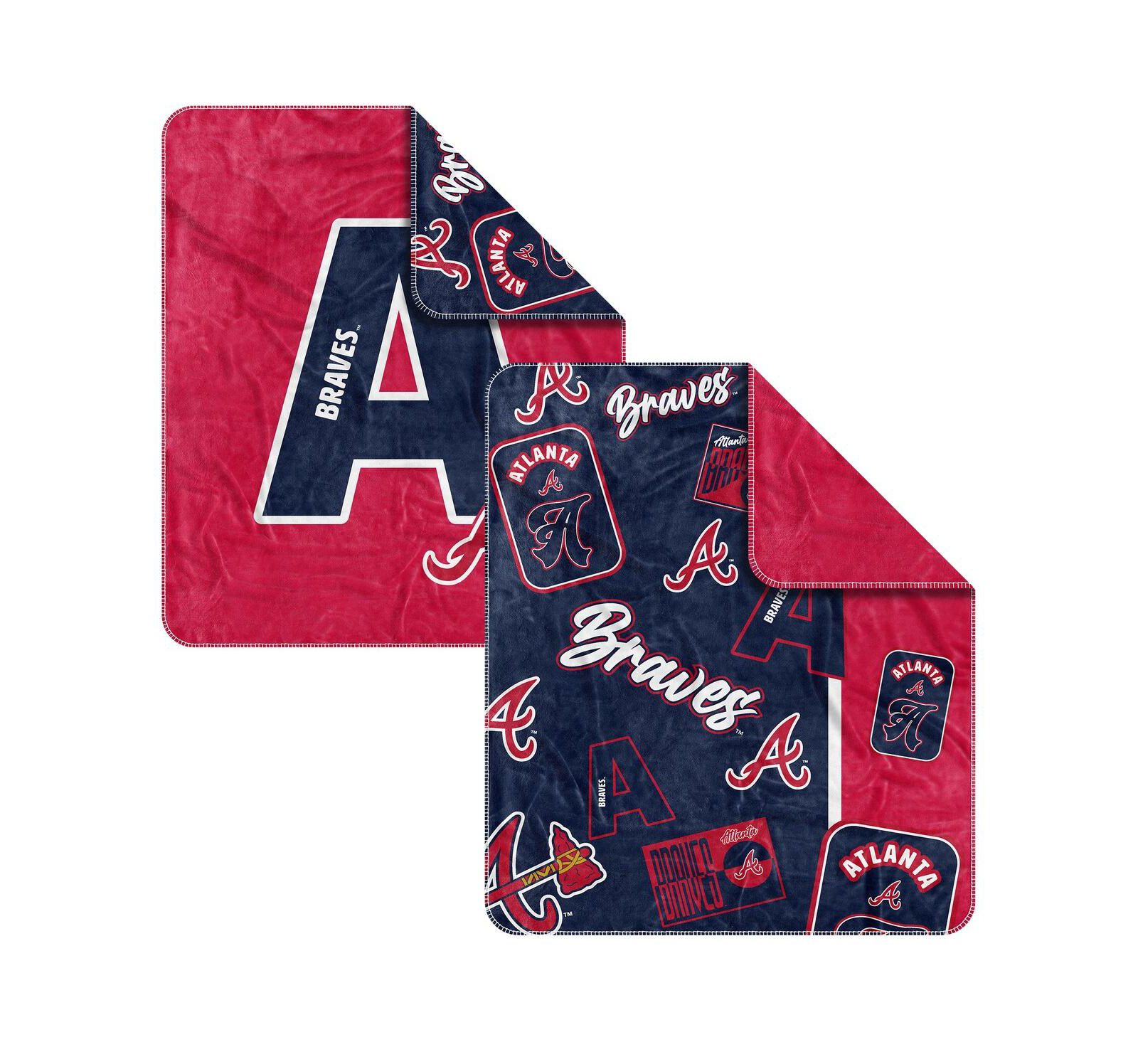 Плед Logo Brands Atlanta Braves 50" x 60" Dream Weave