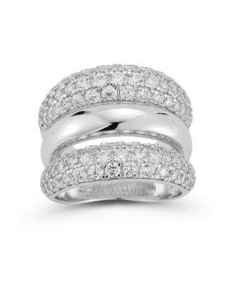 Кольцо Rachel Zoe Sterling Statement Triple Dome