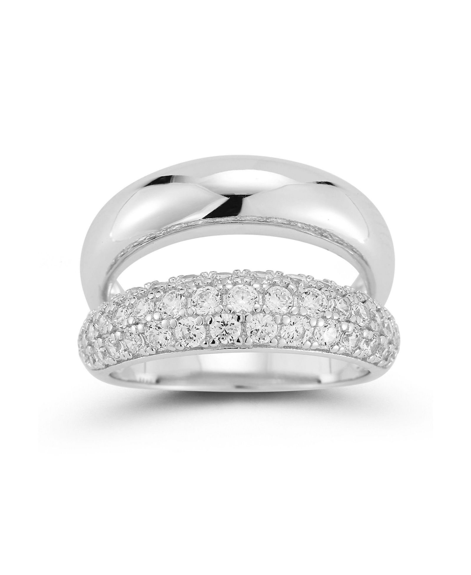 Кольцо Rachel Zoe Sterling Double Dome