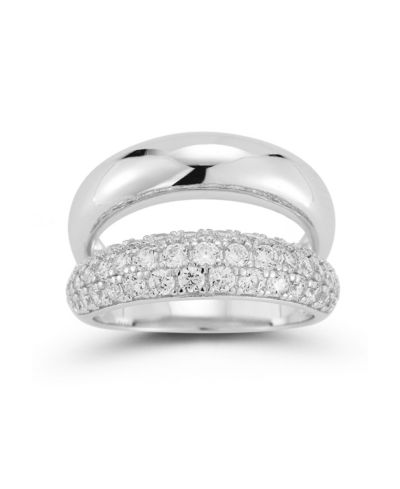 Кольцо Rachel Zoe Sterling Double Dome