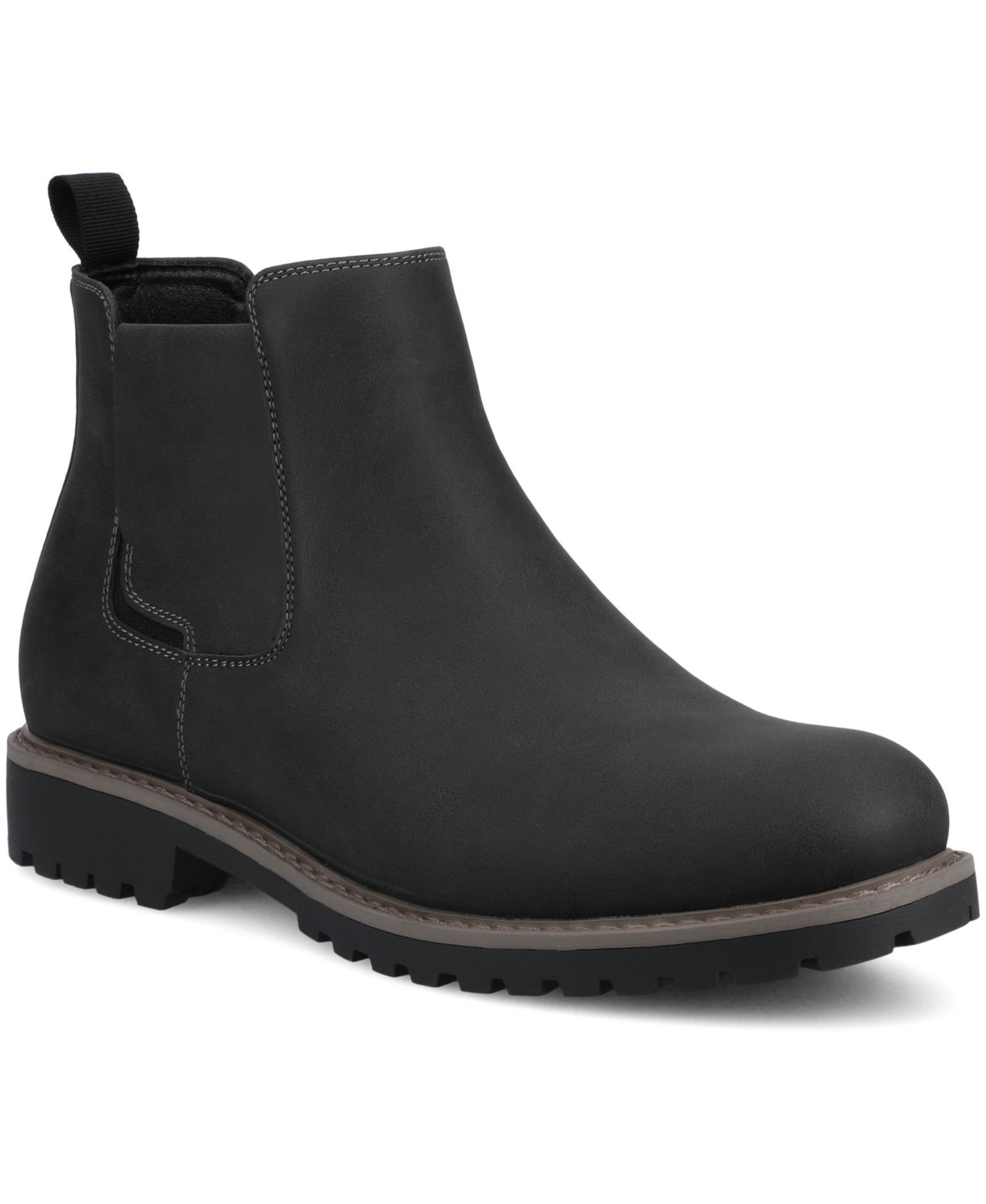 Vance Co. Men's Osmond Comfort Round Toe Chelsea Boots