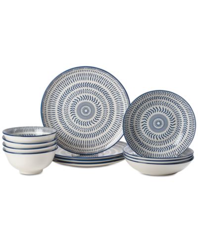 Haven Vernazza 12 Pc. Dinnerware Set, Service for 4, Exclusively at Macy's