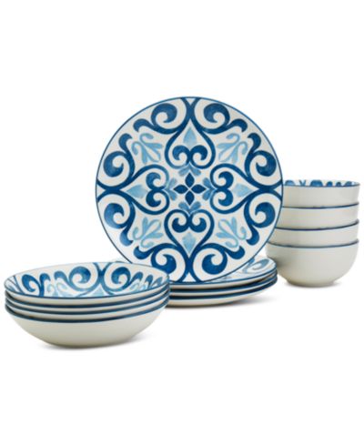 Haven Ragusa 12 Pc. Dinnerware Set, Service for 4, Exclusively at Macy's