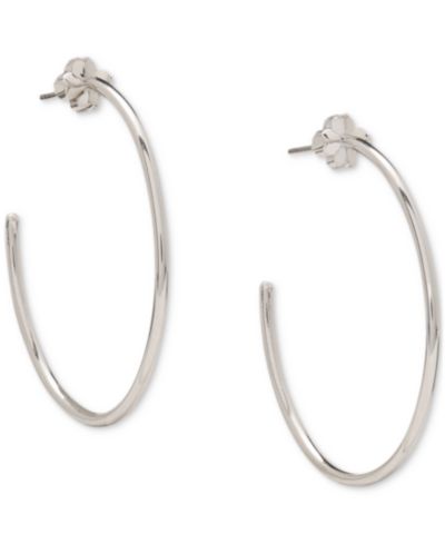 Серьги-кольца kate spade new york Spade Flower Medium, 1.63"
