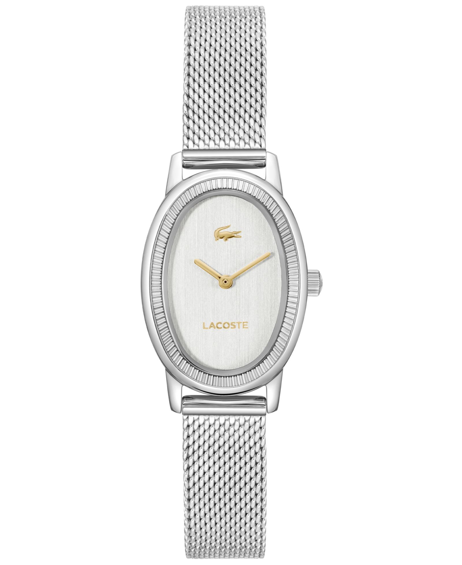 Женские наручные часы Lacoste Parisienne из нержавеющей стали с серебристым оттенком, 22mm
