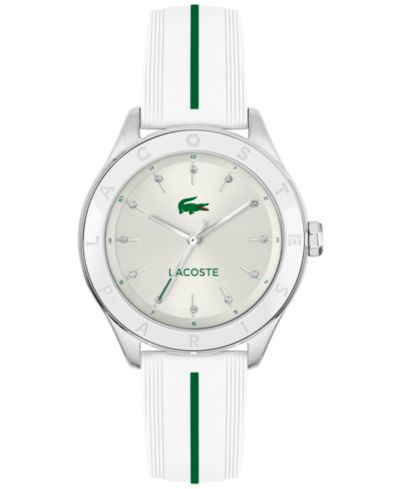 Lacoste Женские часы Billie White с силиконовым ремешком, 36mm