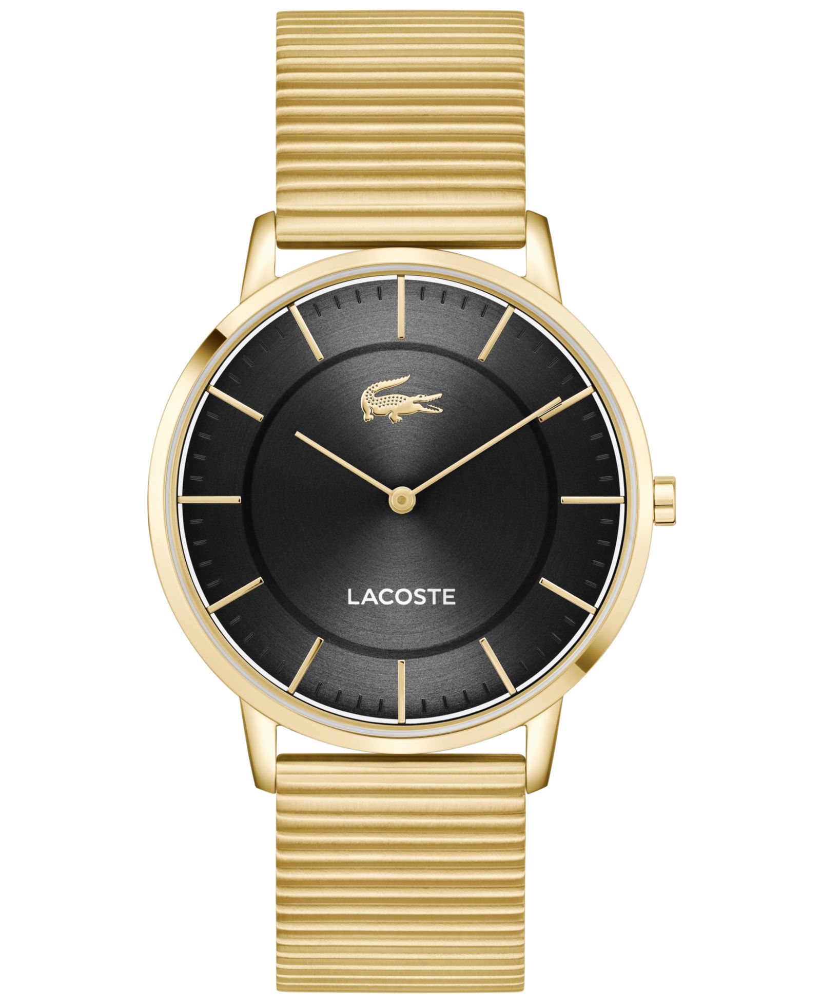 Lacoste Men's Crocorigin Gold Tone Stainless Steel Bracelet Watch, 40.5mm