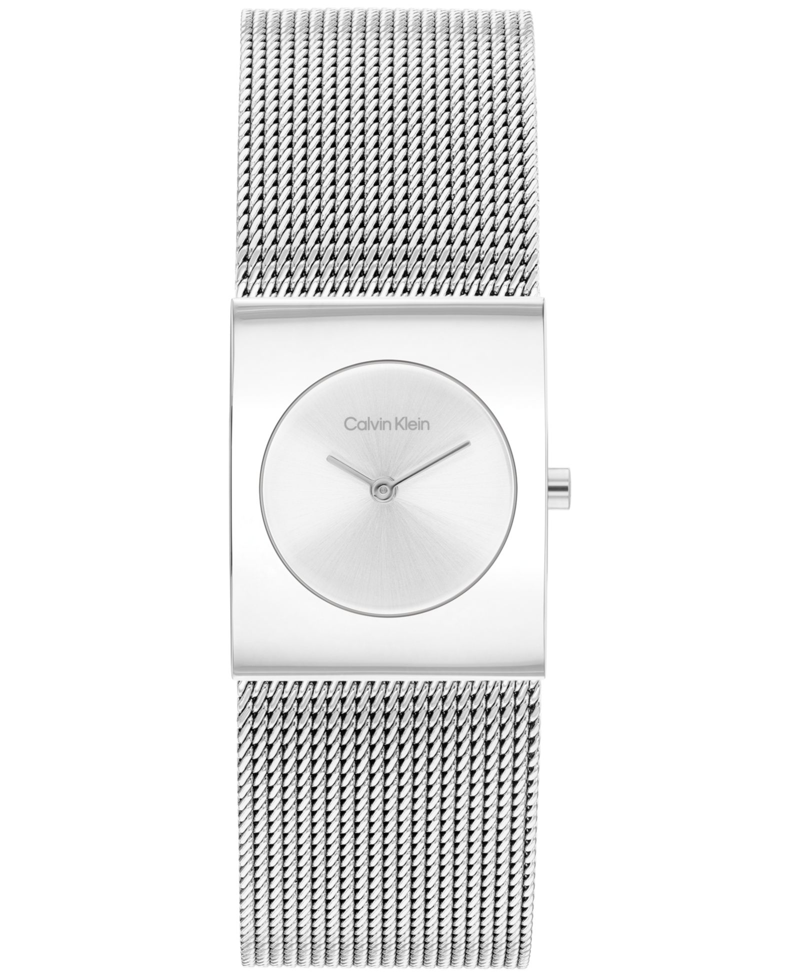 Женские часы Calvin Klein CK Pulse Silver Tone Stainless Steel Mesh, 21.5mm