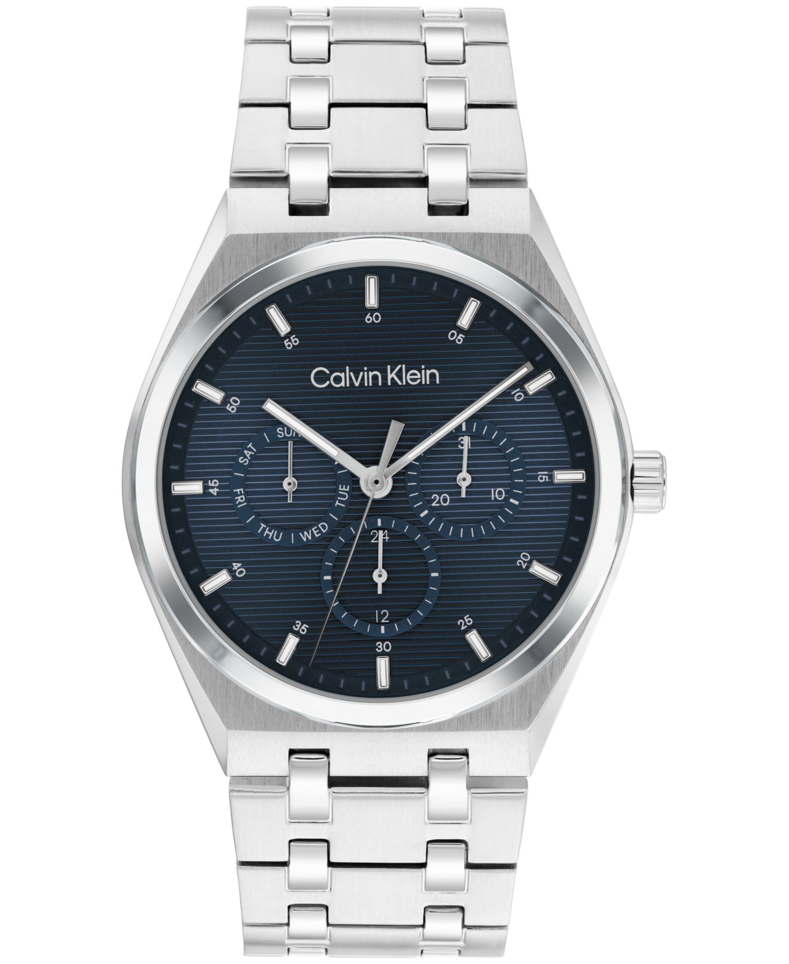 Calvin Klein Мужские часы CK Motion Silver Tone Stainless Steel 39mm