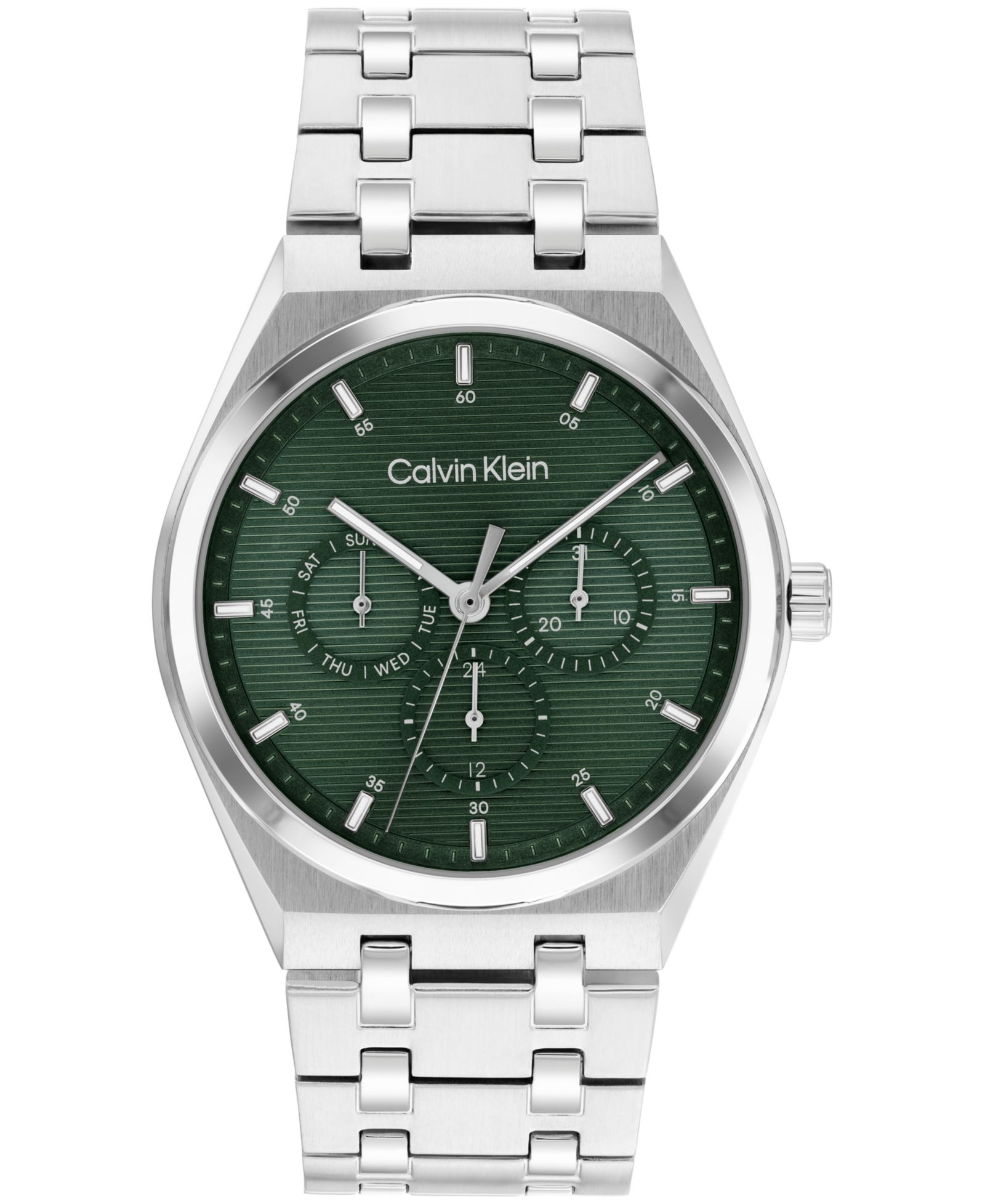 Calvin Klein Men's CK Motion Silver Tone Stainless Steel Bracelet Watch 39mm