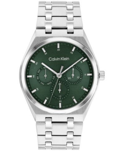 Calvin Klein Men's CK Motion Silver Tone Stainless Steel Bracelet Watch 39mm