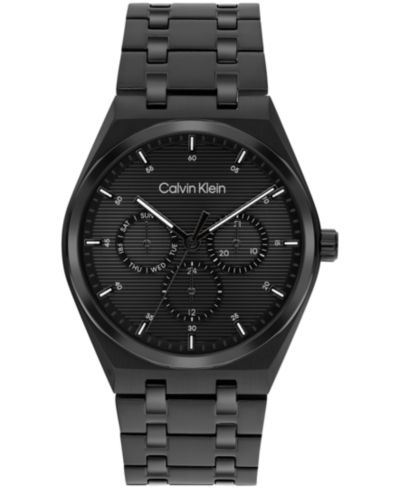 Calvin Klein Men's CK Motion Black IP Stainless Steel Bracelet Watch 39mm