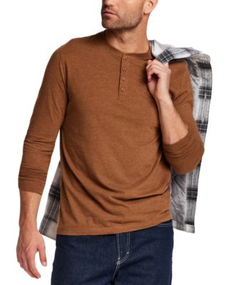 Weatherproof Vintage Men's Long-Sleeve Henley Shirt