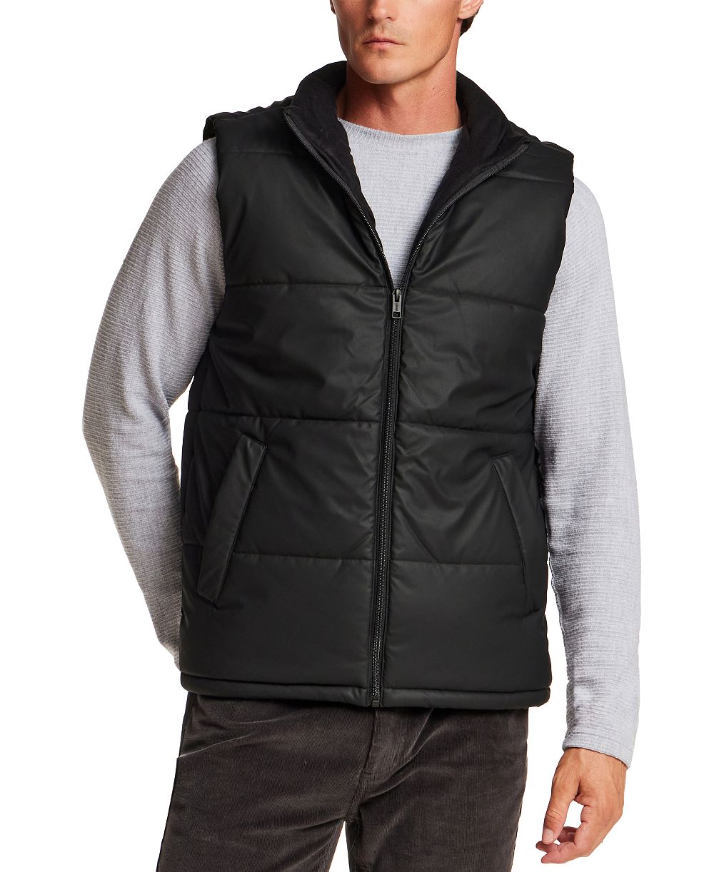 Weatherproof Vintage Men's Matte Full-Zip Puffer Vest