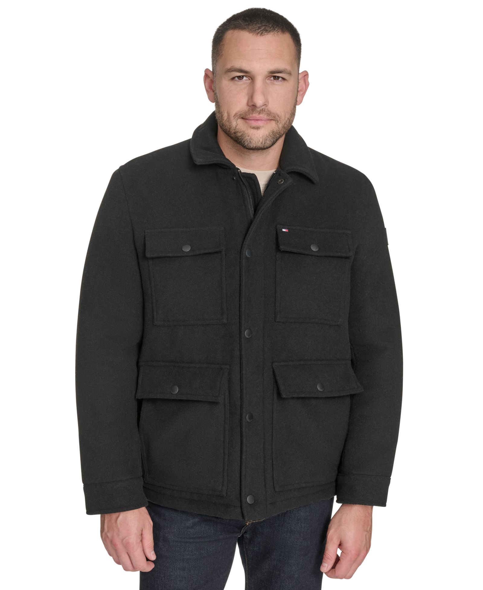 Tommy Hilfiger Men's Wool Blend Field Jacket