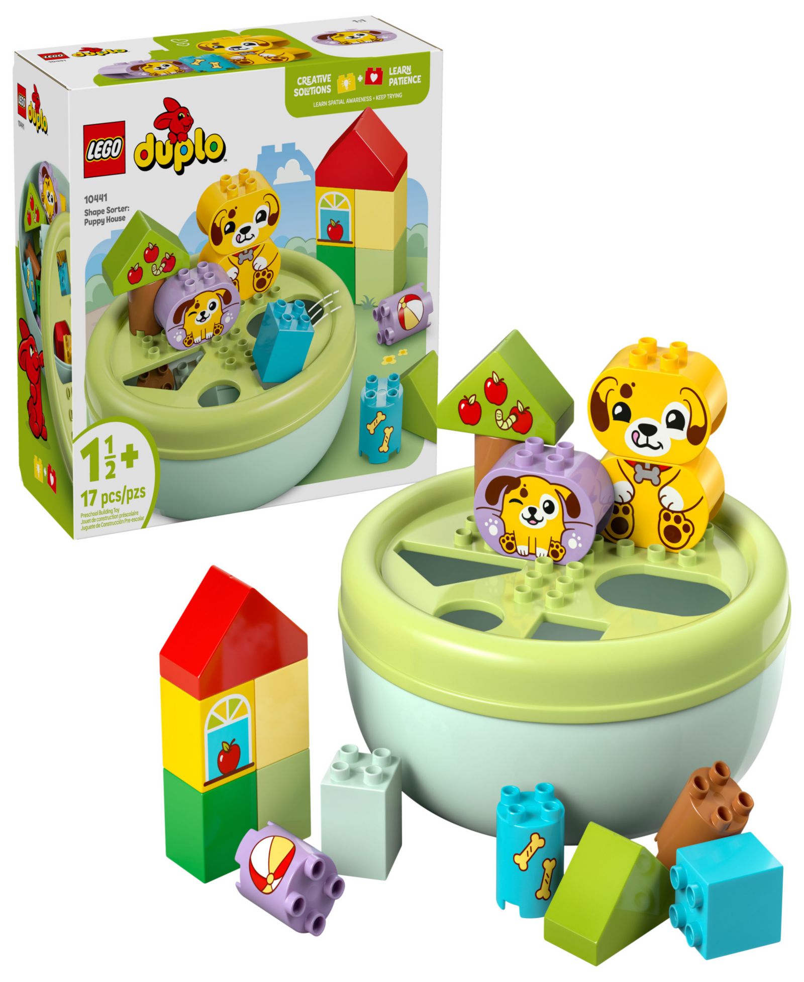 LEGO® DUPLO Набор конструктора Shape Sorter: Puppy House 10441, 17 деталей
